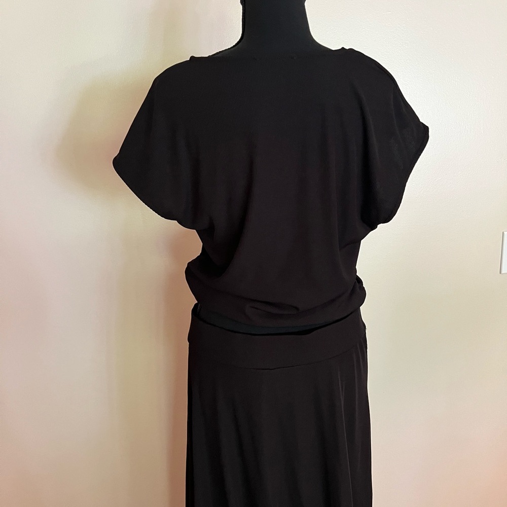 Women’s Two Piece Skirt Set Black - Picture 16 of 16